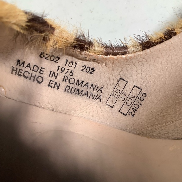 Zara Leopard Print Platform Heels - Picture 11 of 11